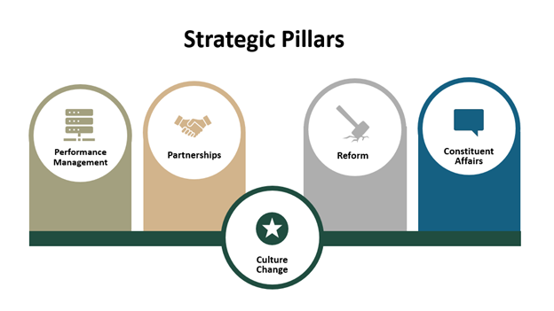 visual graphic showing mons strategic pilars